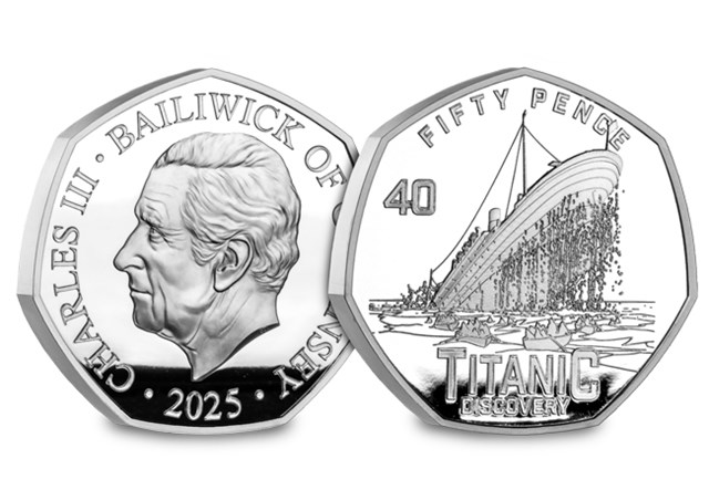 2025 Titanic SILVER 50P TRADEGY OBV REV