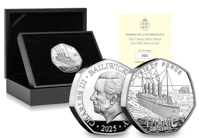2025 Titanic SILVER 5Oz Box