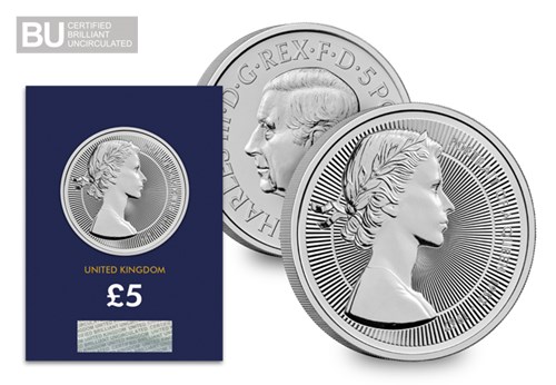 2026 UK Portraits Of Queen Elizabeth II BU £5 Launch 2