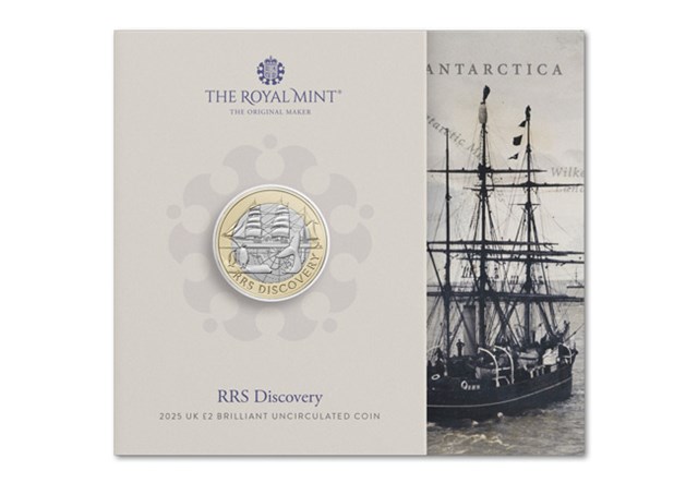 UK 2025 RRS Discovery £2 Coin Range Digital Assets CL 2