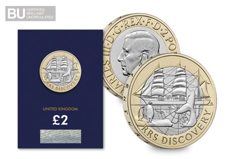 The Royal Mint has released a £5 coin to celebrate 125 years since the creation of RRS Discovery and the centenary of the Discovery Oceanographic Expedition. 