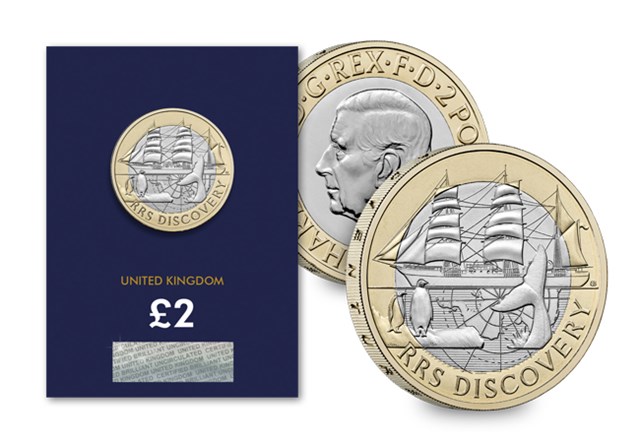 UK 2025 RRS Discovery £2 Coin Change Checker Digital Assets CL 3