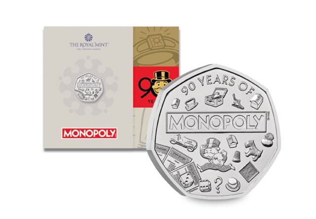 UK 2025 Monopoly 50P Coin Range Digital Assets (DY) 4