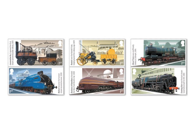 First Passenger Railway Heptagonal Stamp Cover Product Page Images (DY) 5