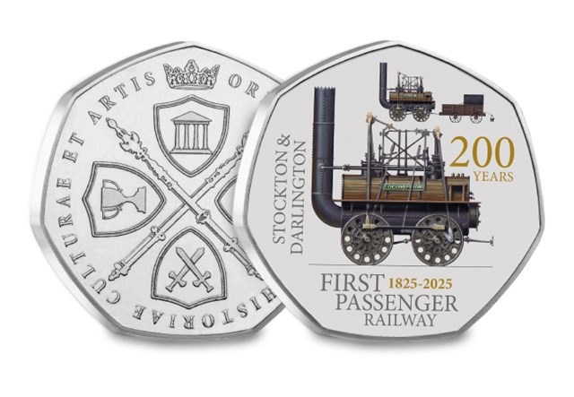 First Passenger Railway Heptagonal Stamp Cover Product Page Images (DY) 6