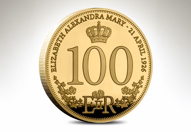 QEII Centenary Commemorative OBV On White