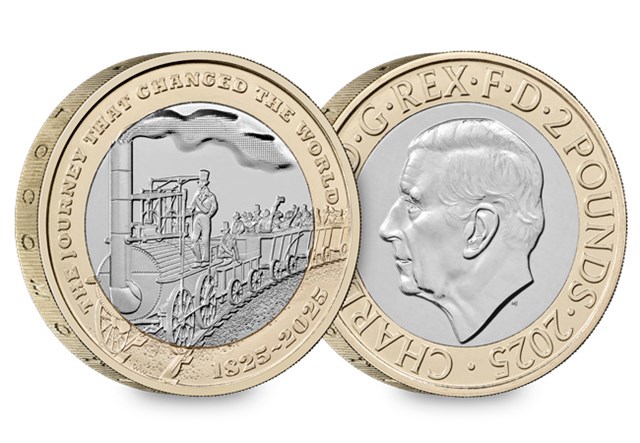 Steam Locomotive UK £2 Cover Product Images CL 2