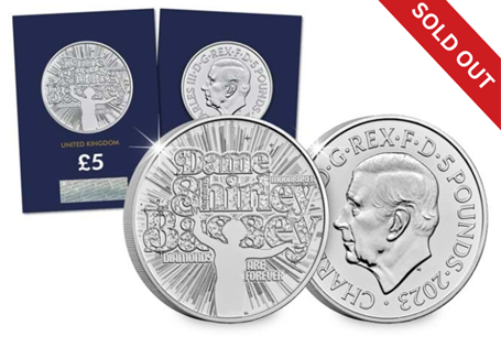 The Royal Mint have struck a £5 coin featuring Dame Shirley Bassey. It has been struck to a Brilliant Uncirculated quality and protectively encapsulated in official Change Checker packaging.