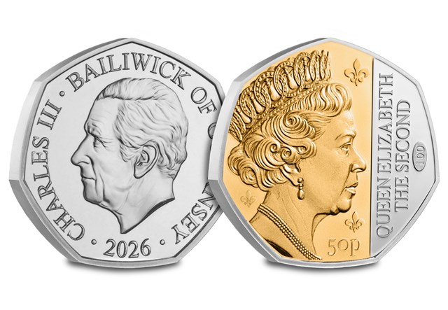 2026 QEII 100 BU 50P Set All Obv Rev 1