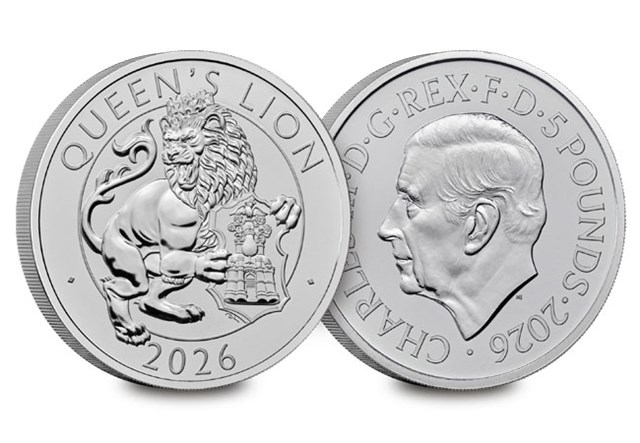 Change Checker 2026 Tudor Beasts Queens Lion BU £5 Launch Images DN 1