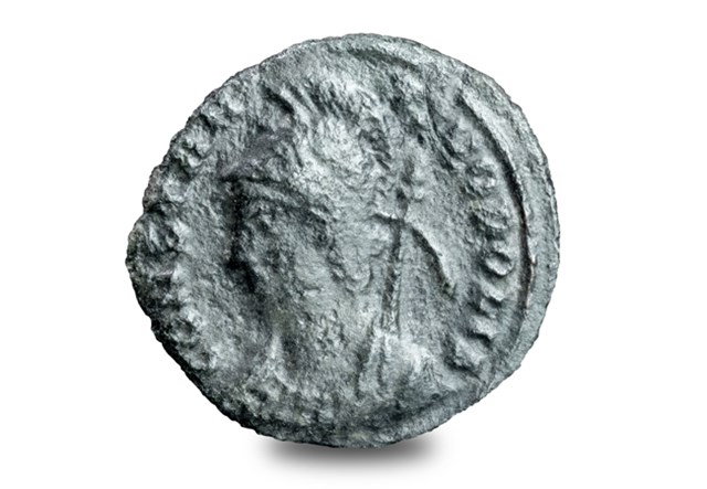 1 Follis Bust Of Constantinopolis Obv
