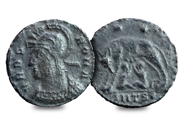 1 Follis Bust Of Roma Obv Rev
