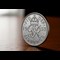 1952 George VI Sixpence Close Up Lifestyle Image