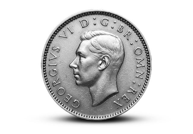 1952 George VI Sixpence Obverse