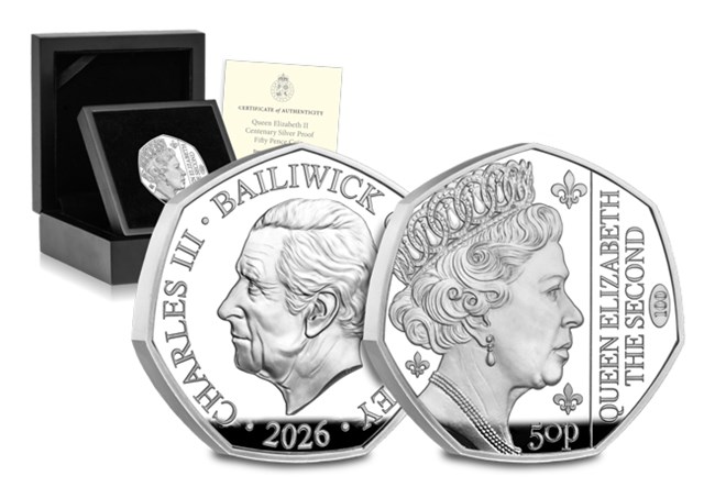 Titles Of QEII Centenary Premium 50Ps Range Images 1