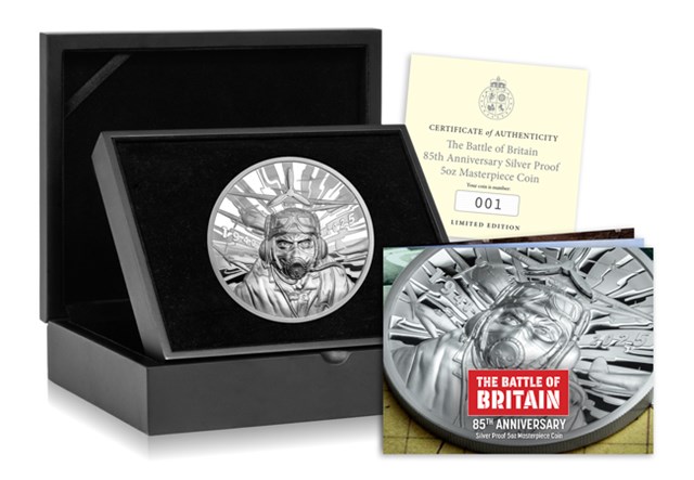 2025 Battle Of Britain Silver 5Oz Masterpiece Box Shot