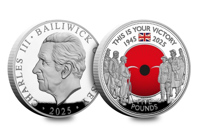 2025 RBL Poppy Cuni Proof £5 Obv Rev