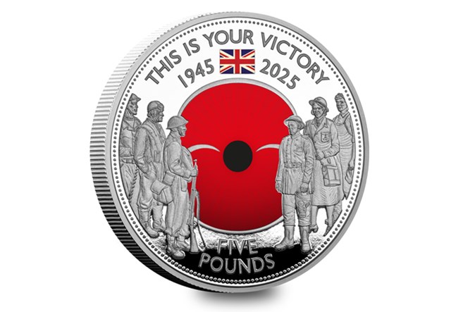 2025 RBL Poppy Cuni Proof £5 Rev