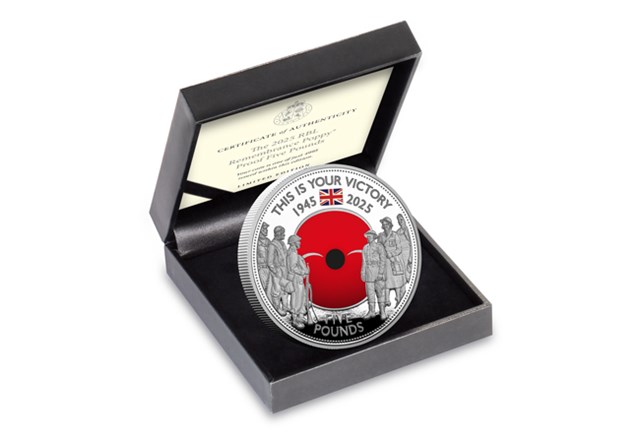 2025 RBL Poppy Cuni Proof £5 Box Shot