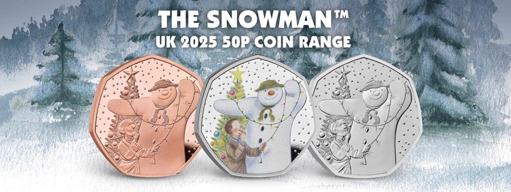 The UK 2025 The Snowman™ 50p Coin Collection