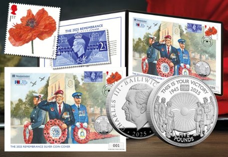 Mark 80 years of peace with the 2025 RBL Poppy® Silver Coin Cover. Limited to 200 worldwide, it unites exclusive coins, stamps, and artwork in a powerful tribute to courage, hope, and remembrance.