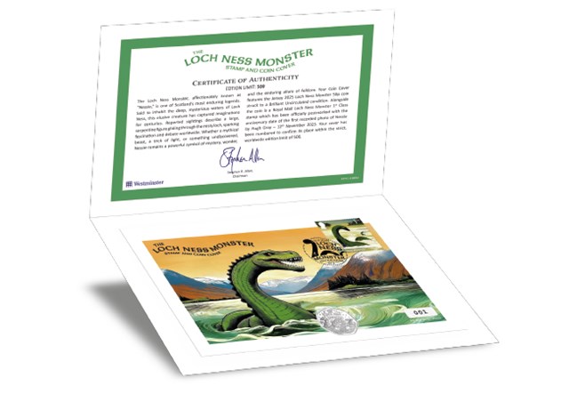 DN 2025 Loch Ness Monster Bu 50P Coin Cover Product Images 3