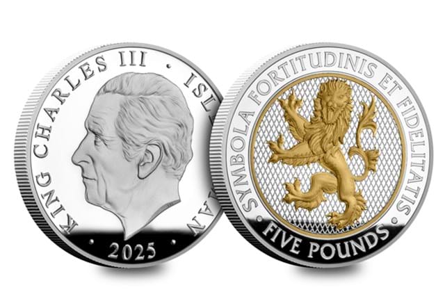 Heraldic Beasts Silver Single £5 Obv Rev