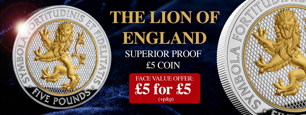 The 2025 Lion of England £5 Coin