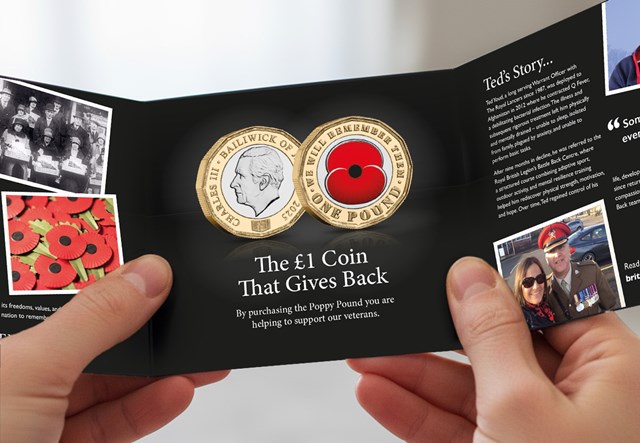 Poppy £1 Pack In Hand Open