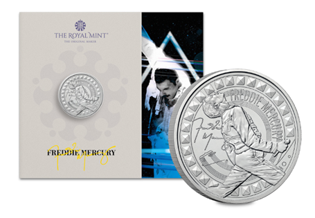 This 2025 BU £5 Coin has been issued by The Royal Mint to celebrate 40 years since Queen's Live Aid performance and Freddie's debut solo album. Comes in official Royal Mint packaging.