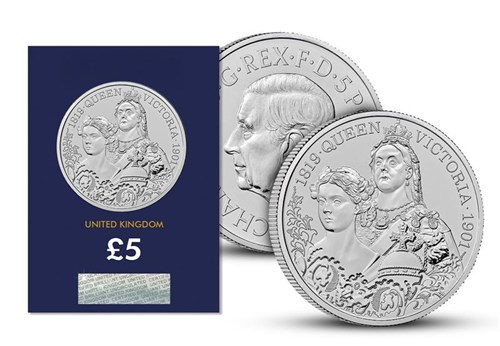 CC UK 2025 Queen Victoria's 125Th OBVREV With Packagingno Logo