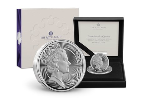 This UK 2026 Silver Piedfort £5 is the third in The Royal Mint's series, and features the third definitive portrait of Queen Elizabeth II by Raphael Maklouf.Comes in official Royal Mint packaging.