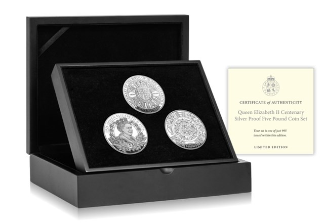 2026 QEII £5 Silver Set
