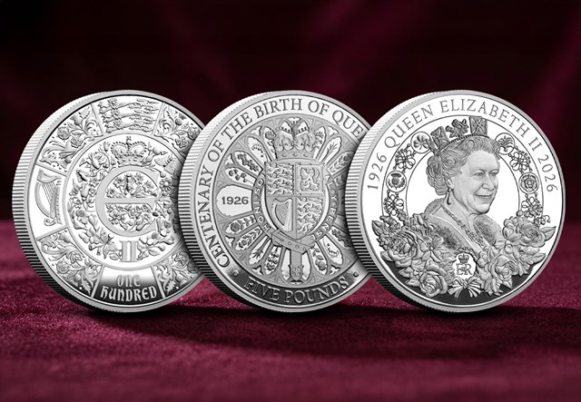 Queen Elizabeth II Centenary £5 Set 1300X900 1