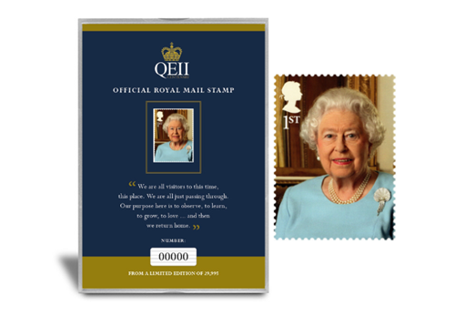 455N QEII Stamp Frame With Stamp Zoomed In V2