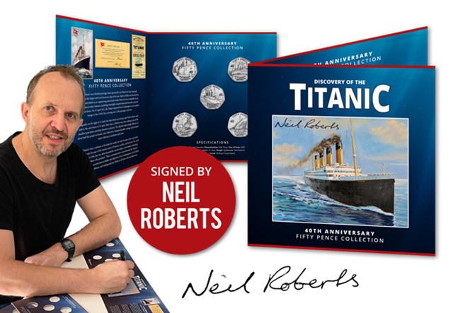 Titanic Signed 50P Pack Web Images CL 3