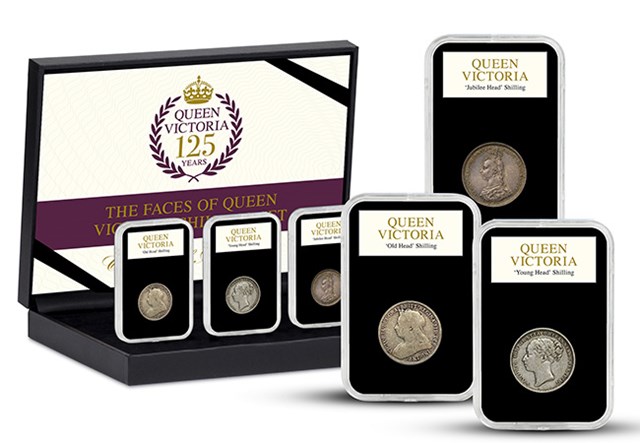 HME9 QV The Faces Of QV Shilling Box Set 650X450