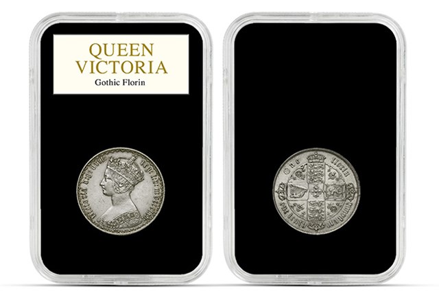 Gothic Florin The Queen Victora Florin Pair Everslabs.Psd.Psd