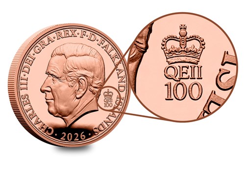 2026 Falklands Gold Sovereign OBV Pull Out