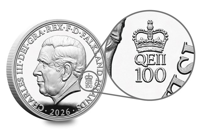 2026 Falklands Silver Sovereign OBV Pull Out