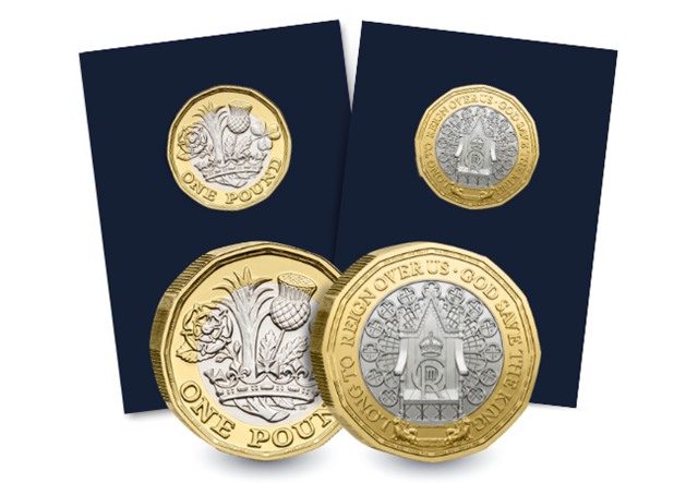 Gib UK 12 Sided £1 Pair