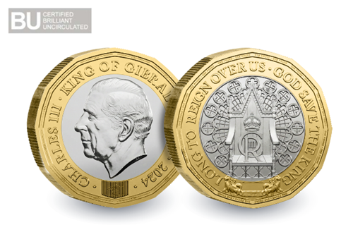 Gib 12 Sided £1 Obv Rev