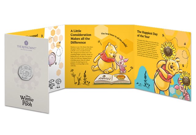 2026 UK Winnie The Pooh Kindness 50P Coin Range 5