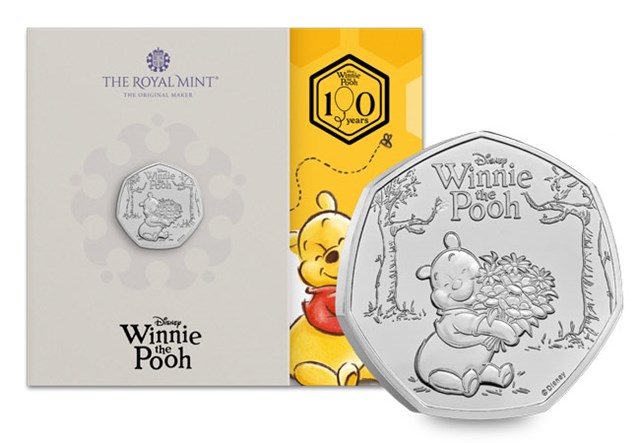 2026 UK Winnie The Pooh Kindness 50P Coin Range 6