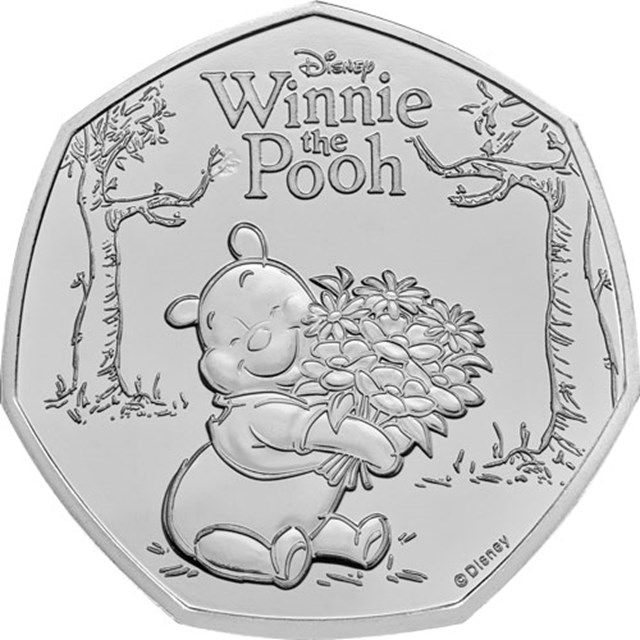 2026 UK Winnie The Pooh Kindness 50P Coin Range 25