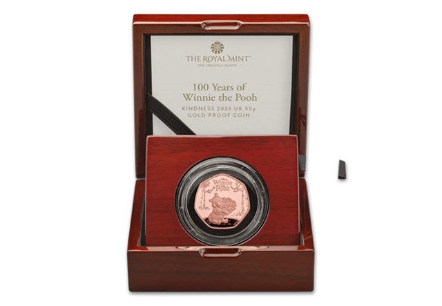 2026 UK Winnie The Pooh Kindness 50P Coin Range 13
