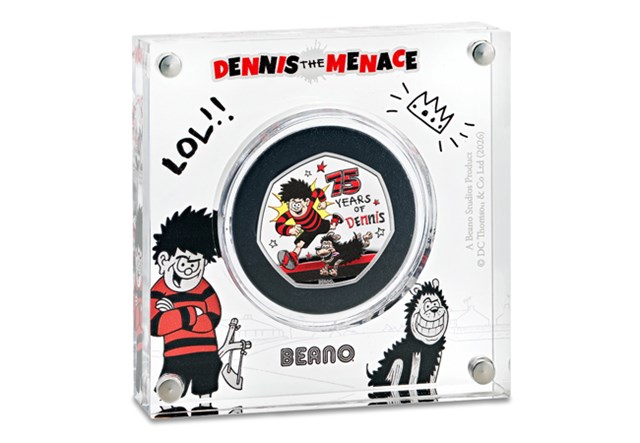 2026 UK Dennis The Menace 50P Images AT 26