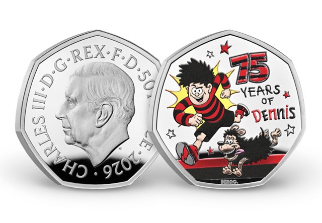 2026 UK Dennis The Menace 50P Images AT 5