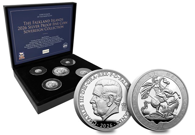 2026 Falklands Silver Sovereign Set Box 1
