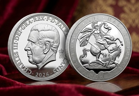 This Silver Sovereign has been released by the Falkland Islands .Just 2,000 issued worldwide